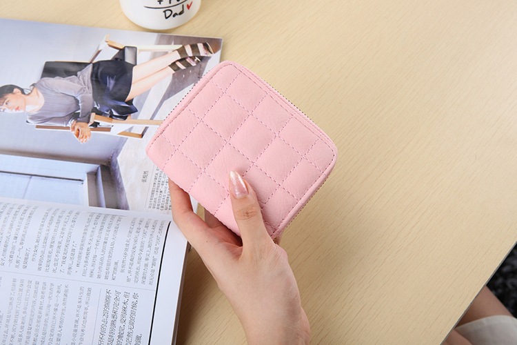 2023韩版迷你小钱 包女包短款拉链短款可爱零钱包学生绣花钱包女详情11