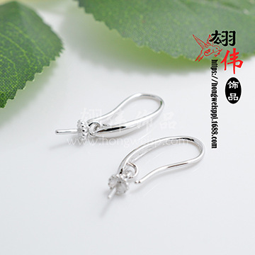 Wholesale of popular 18K gold copper-plated simple smooth ear hook DIY earrings in Europe and America 07 pic 2