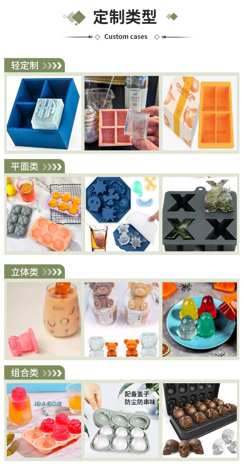 Carefully selected food-grade cat paw mold products, cute jelly diy chocolate silicone baking molds, and baby food molds pic 18