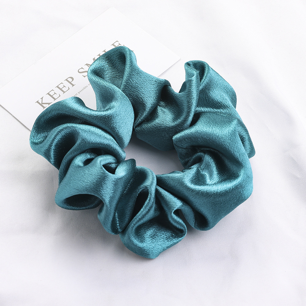 Qiyue Simple Large Intestine Hair Tie ins High-end Style Hair Tie Tie Ponytail Large Intestine Hair Tie Wholesale pic 37