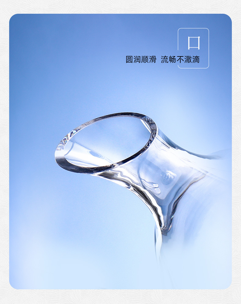 personality Swan type beveled mouthdecanter Czech imported special-shaped decanter swan type wine divider bevel mouth pic 9