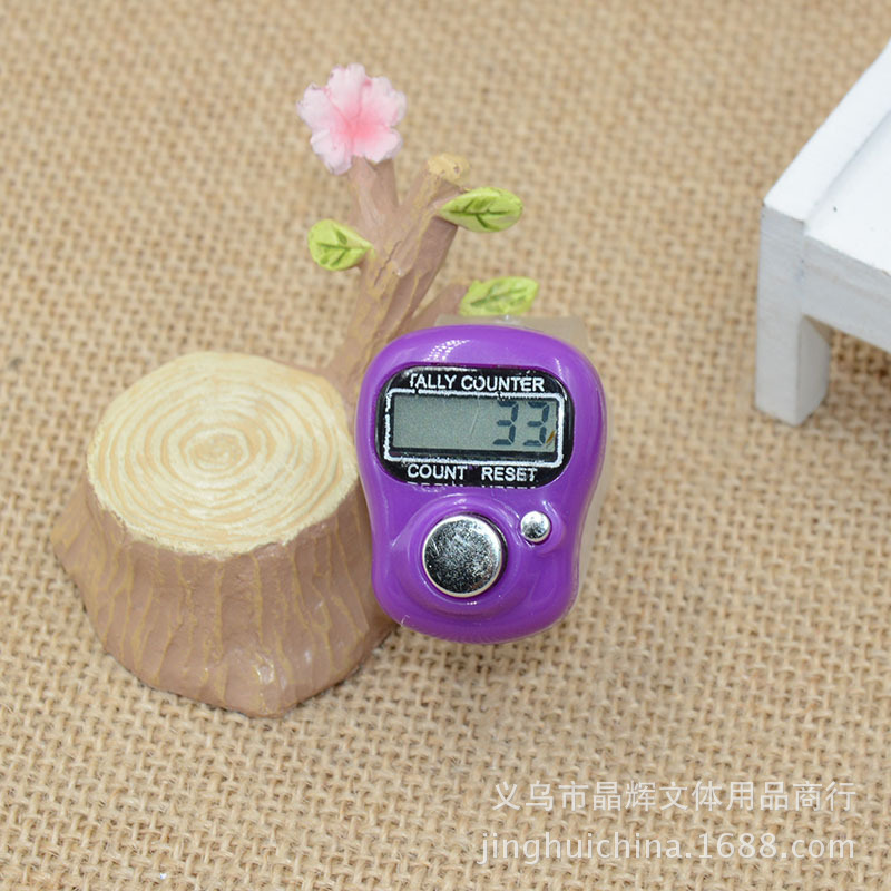 Factory direct sales of mixed-color mini finger electronic counter ring counter 1011 pic 8