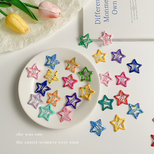 夹女碎发爱心粉色系女发夹网红新款夹子夏季刘海夹头饰侧边发卡详情4