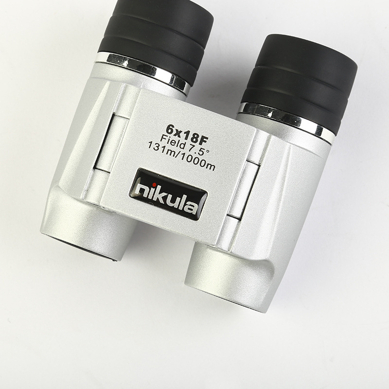 Wholesale of Likeda autofocus portable binoculars, silver metal outdoor binoculars, high-power high-definition telephoto lenses pic 6
