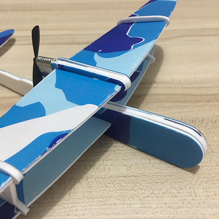 Single-wing electric aircraft glider assembly intelligent science and education capacitive aircraft electric free flight education model pic 4