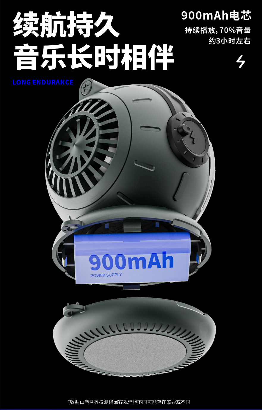 叁活无线蓝牙音箱小型迷你太空人音响户外便携式低音炮生日礼品详情14