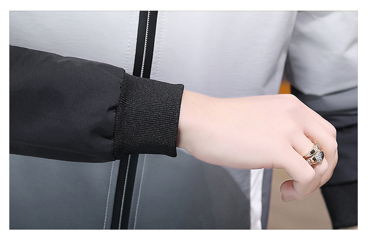 Comercio exterior primavera/otoño 2022 chaqueta versátil para hombres versión coreana slim fit baseball wear tendencia para hombres gradiente de estilo casual abrigos pic 25