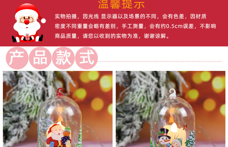 New Christmas decorative items: LED lights for the elderly, snowmen, night lights, pendants, and creative Christmas gifts pic 3