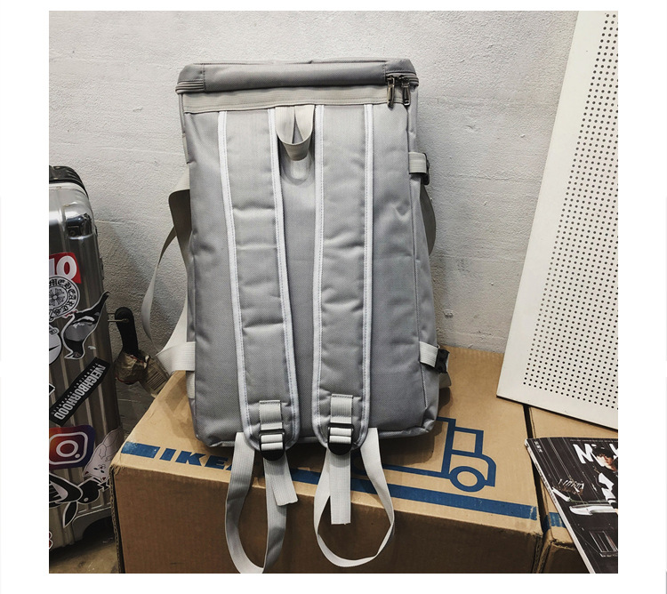 2024春季潮流韩版学生书包多功能时尚健身包户外旅行单肩手提背包详情16