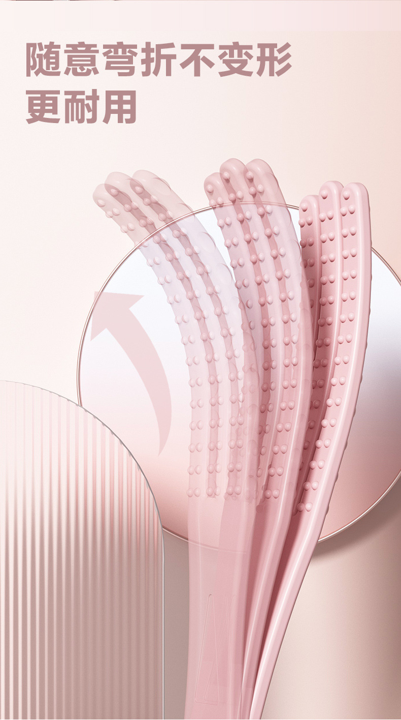 The health-preserving gua sha board is used for tapping the legs, shoulders and back, massaging the meridians, and tapping and hammering the palm-shaped gua sha board of Jingdao Hall pic 5