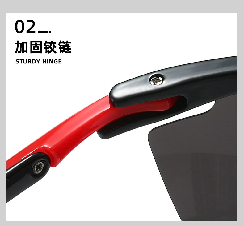 2807骑行偏光镜开车钓鱼运动太阳眼镜欧美跨境防风款运动墨镜男女详情9
