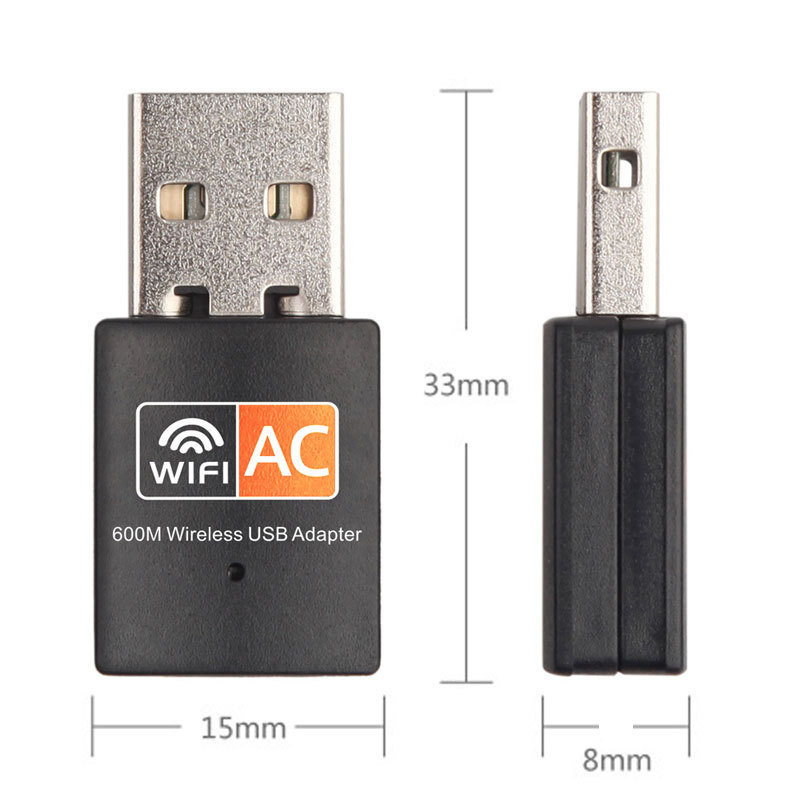 wifi接收器AC600M双频usb无线网卡 2.4G/5.8G电脑wifi RTL8811CU详情5