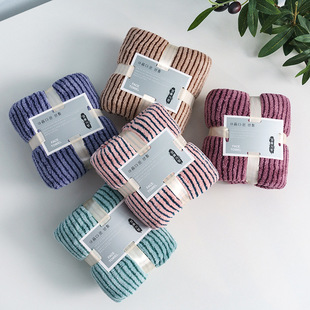 珊瑚绒伴手礼毛巾批发方块吸水毛巾洗脸巾伴手礼婚庆礼卡片毛巾详情11