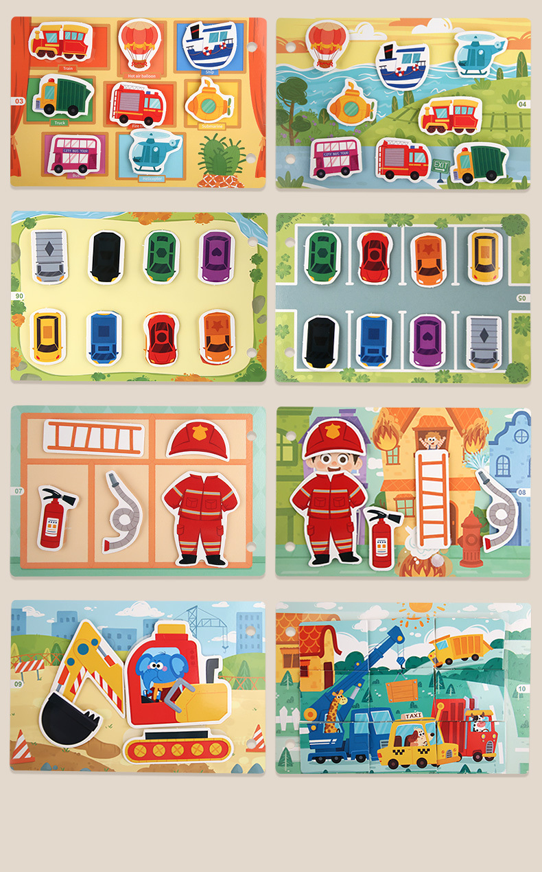 CPCCE跨境busybook儿童小号安静书启蒙早教忙碌书益智玩具粘贴书详情17