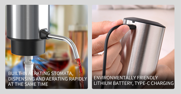 Direct sales of electric wine bottle openers made of food-grade aluminum alloy from the manufacturer pic 18