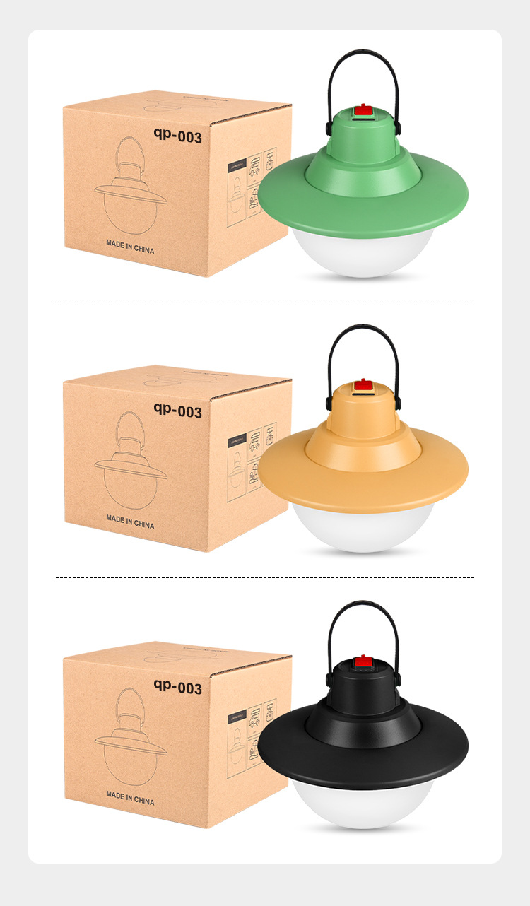 New type of bulb camping lamp, flying saucer bulb camping lamp, spherical camping lamp, straw hat camping lamp, bulb outdoor lamp pic 10