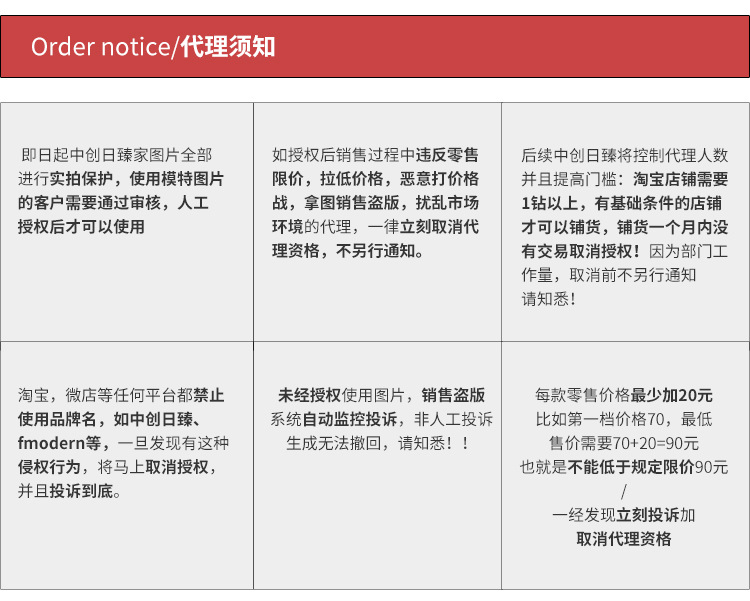 代理须知