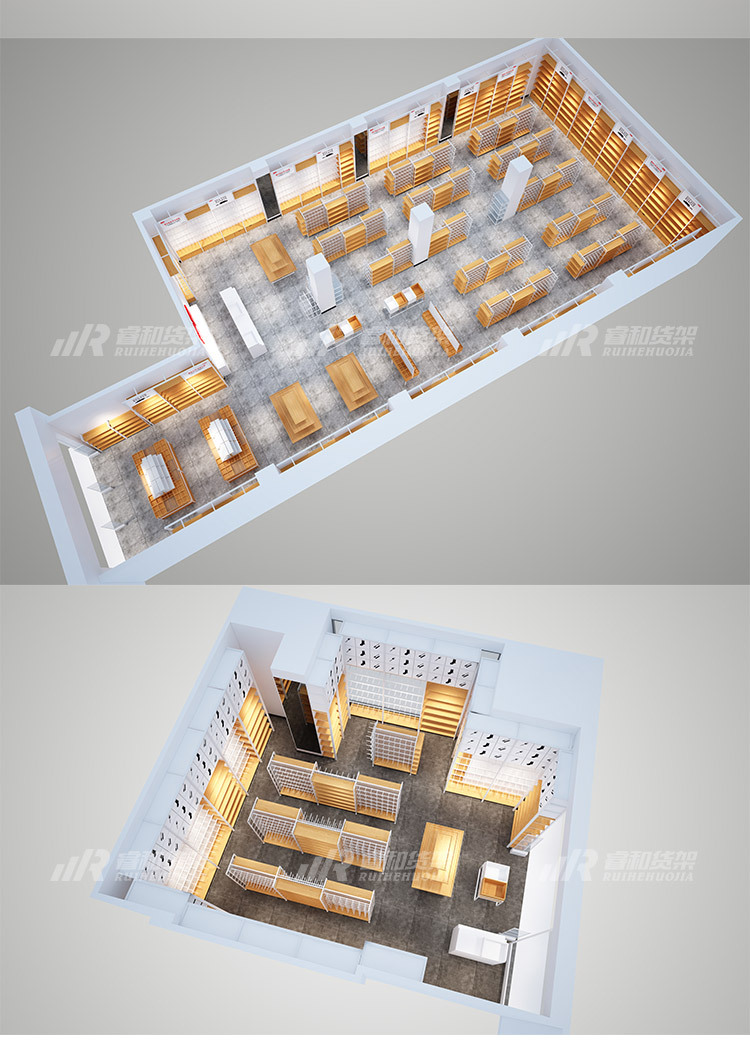 名创款货架展示架精品饰品店展示柜优品陈列挂钩宠物文具店铺架子详情7