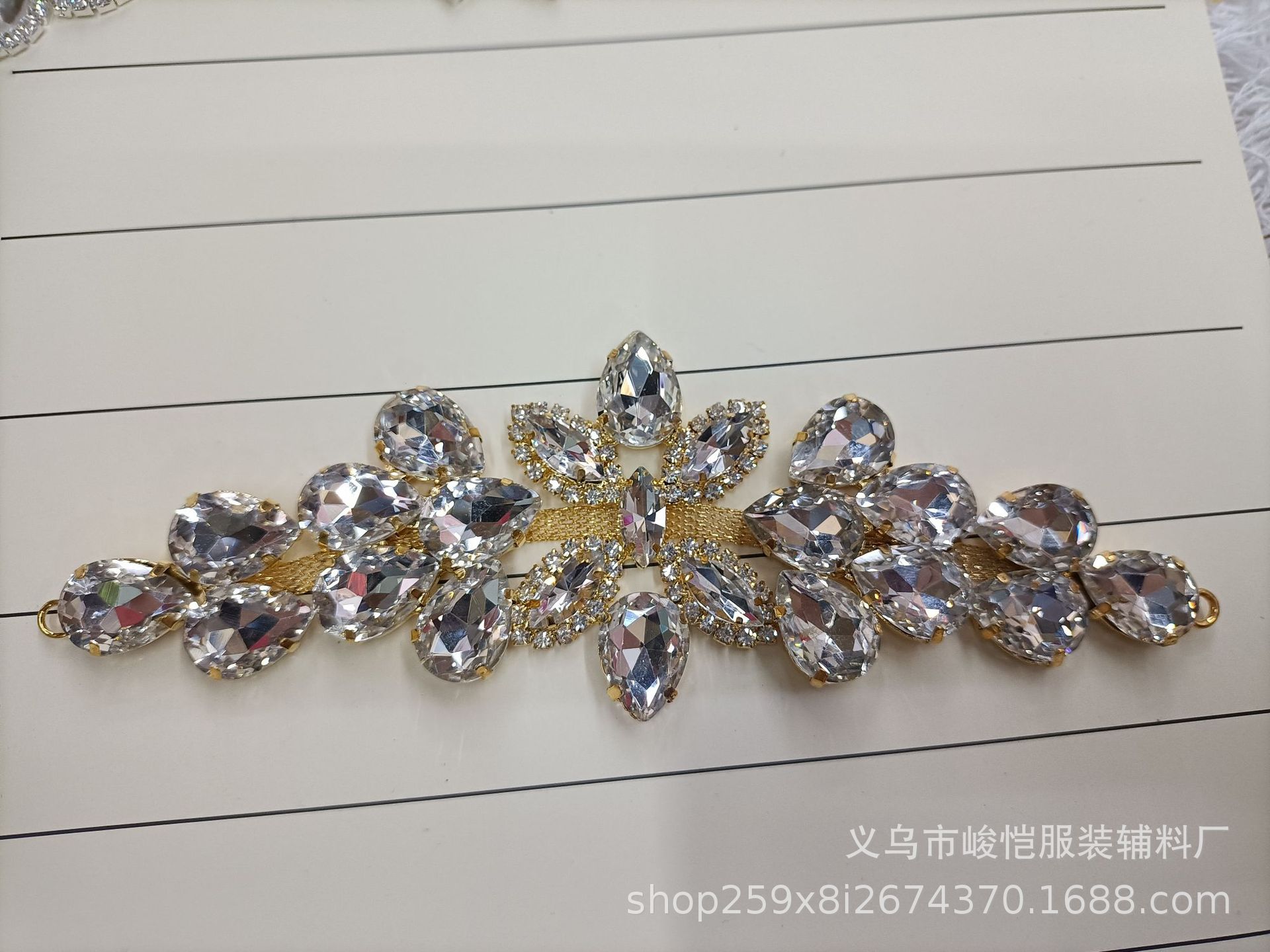 New hand-sewn diamond jewelry accessories, wedding dress accessories, belt decorations, DIY handcrafted materials, rhinestone decals pic 31