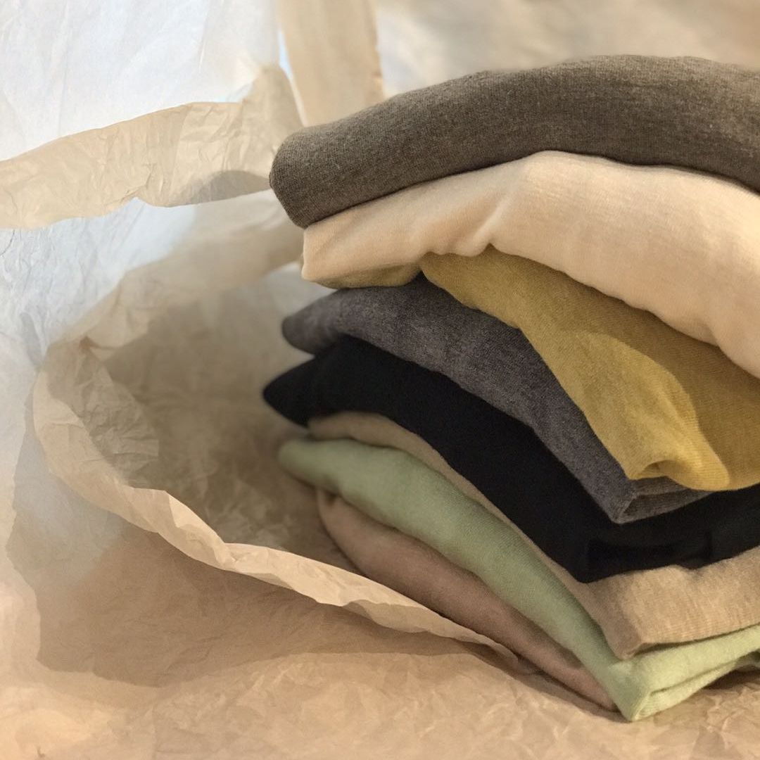 Gentle to the core ~ Soft and fluffy cashmere texture, round-neck basic long-sleeved T-shirt base layer wholesale consignment pic 17