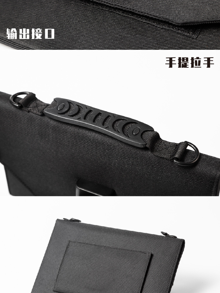 30W solar charger portable and easy to carry, dual usb output foldable power bank manufacturer wholesale stock pic 11