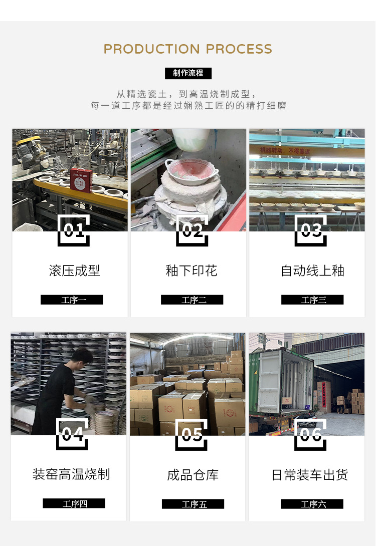 简约波点陶瓷碗套装餐具礼盒装碗勺碟家用餐具婚礼活动送礼详情13