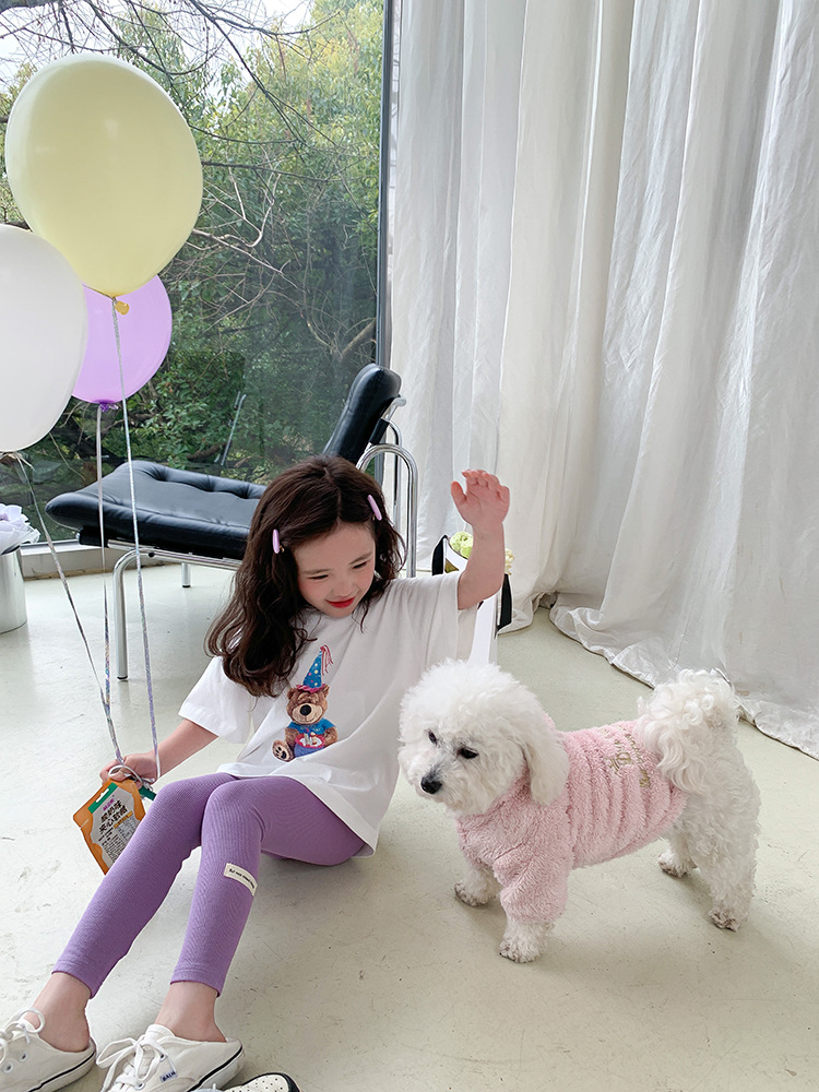 艾摩贝贝2023夏新款童装男女童宝宝可爱T恤儿童数码印花卡通短袖详情28