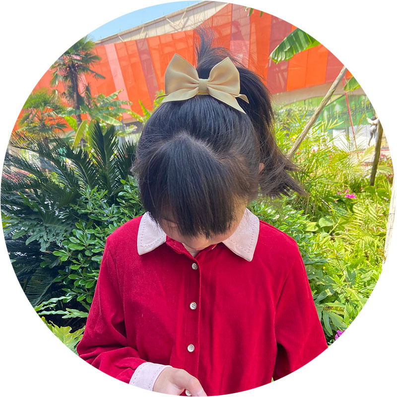 儿童发饰春夏款蝴蝶结发夹可爱公主头饰顶夹女童鸭嘴夹子 diy材料详情44