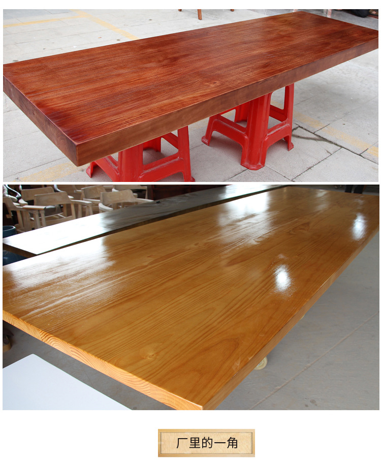 Ash wood, old elm wood, pine wood desktop boards, solid wood bar counters, dining tables, office and conference tables, solid wood and raw wood countertop panels pic 16