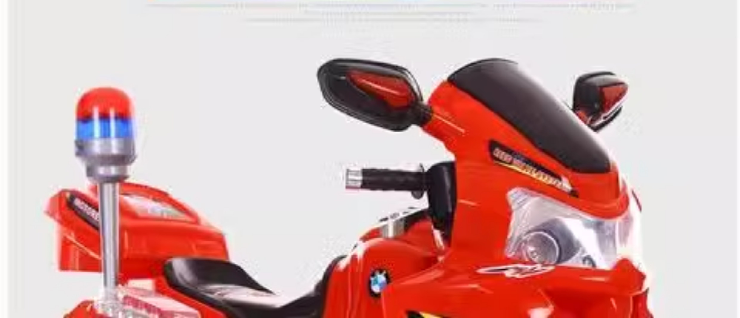 新款儿童电动摩托车三轮车大号警车男女童车宝宝可坐玩具车电泓纳详情6