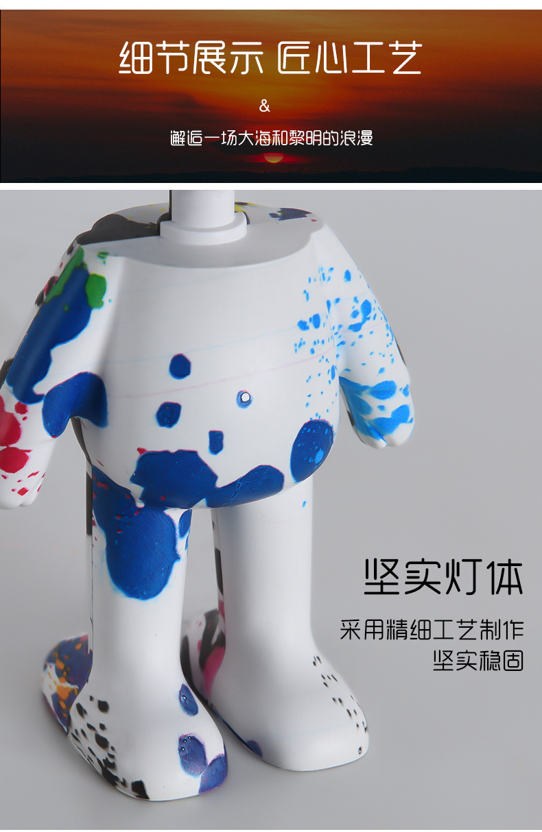 网红爆款日落夕阳灯机器人宇航员氛围灯ins彩虹落日夕阳灯小夜灯详情21