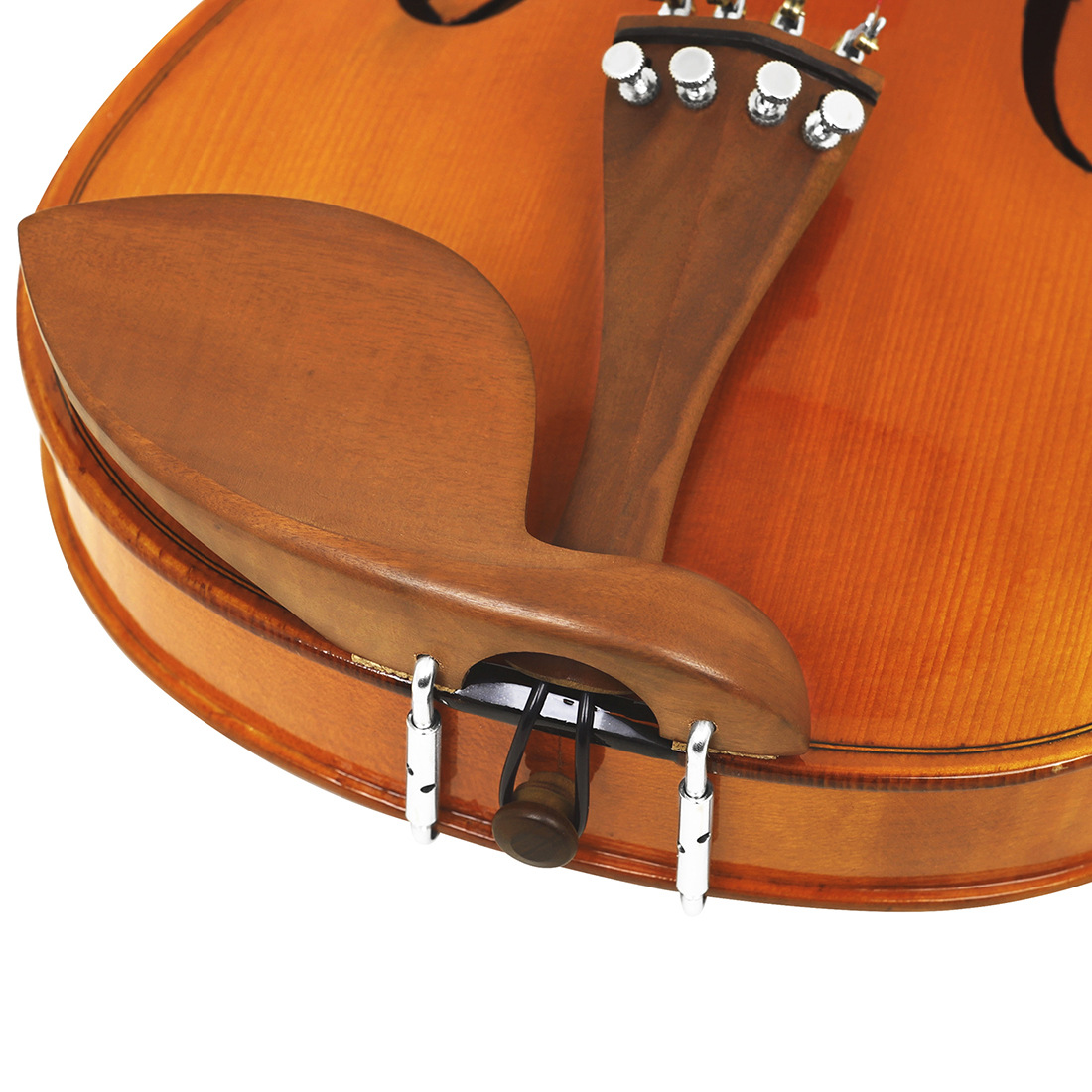 Wholesale handmade maple violin AV-609 natural tiger-patterned jujube wood violin for children and adults 4/4 popular violin pic 22