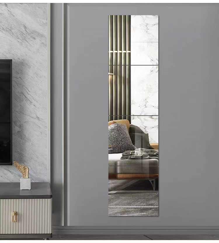 亚克力镜高清卧室家用浴室镜家用穿衣镜化妆镜学生宿舍贴墙自粘镜详情12