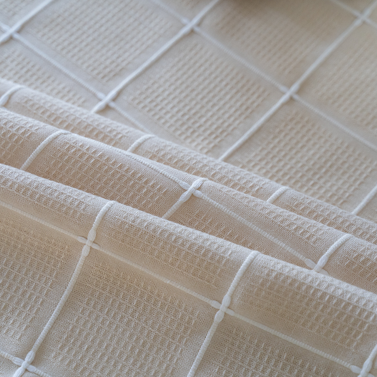 Cross-border TEMU Xiyin round table cloth, Japanese cream white tassel tablecloth, table cloth, cover cloth, Amazon factory wholesale pic 34