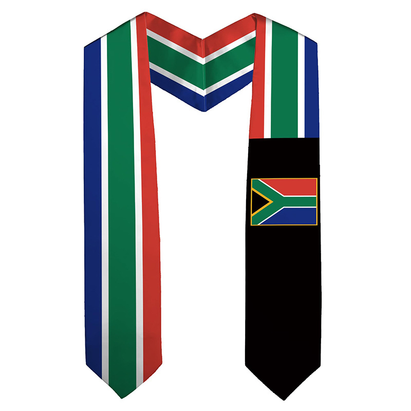 南非毕业肩带套装热升华学士服泛非洲毕业披肩CLASS OF绶带定 制详情16