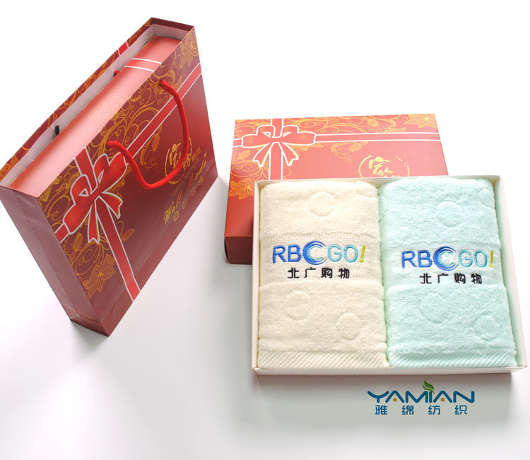 Pure cotton absorbent towel advertising gift towel, 100g available, enterprise LOGO and exquisite packaging, in stock, 4 colors pic 38