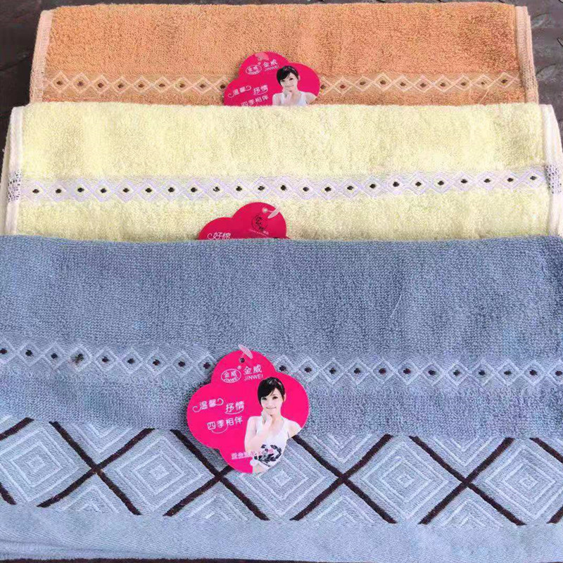 Factory wholesale pure cotton thickened checkered towels, absorbent household daily face towels, gift customization logo pic 23