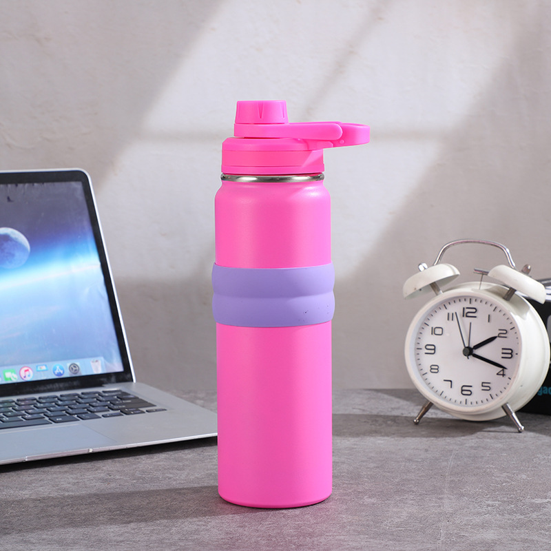 Customized cross-border space kettle with anti-slip silicone sleeve, direct drinking sports kettle, 304 stainless steel large-capacity insulated cup pic 10