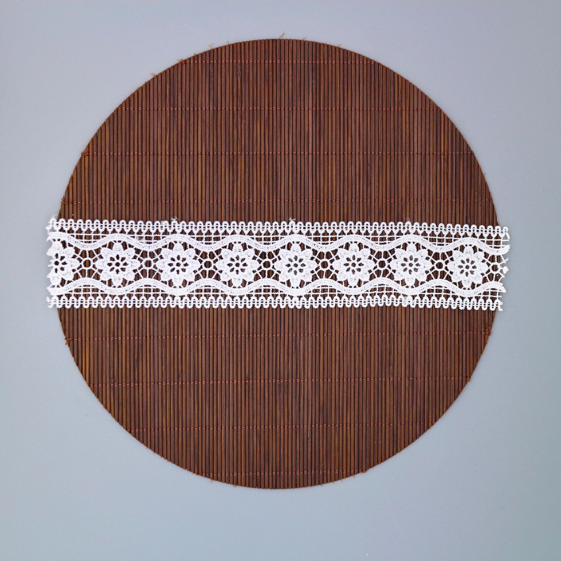 Water-soluble fine thread milk silk lace, milk silk embroidery lace lace, clothing headwear lace accessories pic 7