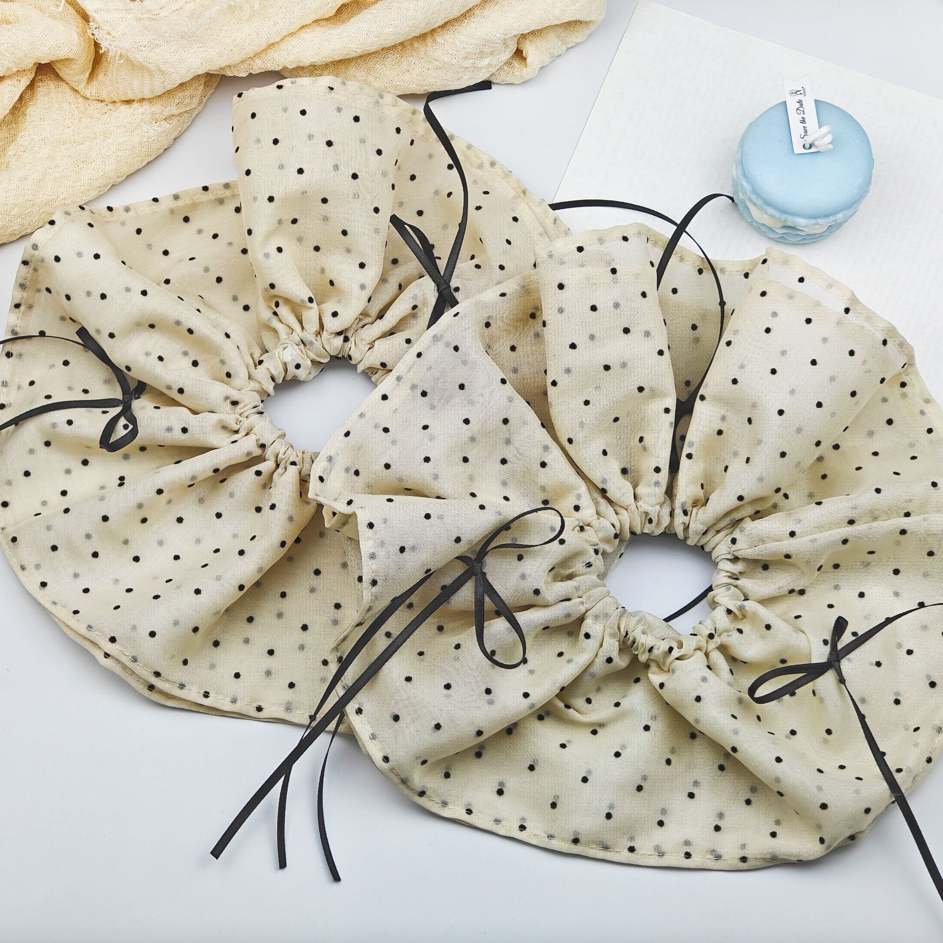 Korean-style large intestine hair band for women, high-end look, high appearance level, ins school style hair band, sweet style, fashionable rubber band hair accessory pic 46