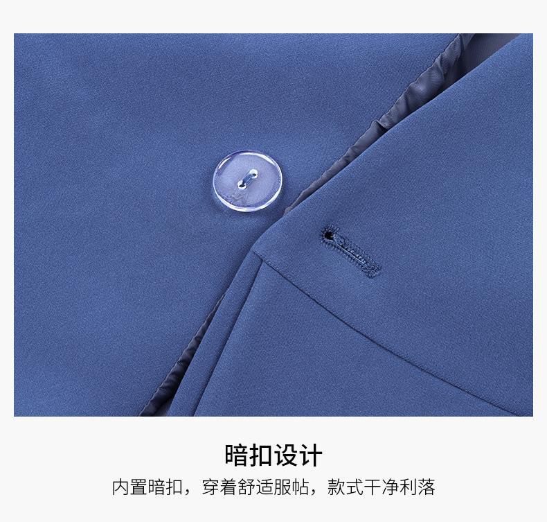 西装女2022秋新款复古国风刺绣花感职业正装两件套工作服详情9