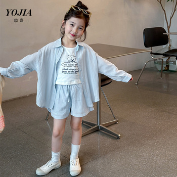 国潮YOJIA女童国风连衣裙夏装2025新款中式超仙女孩公主裙儿童节裙子详情4