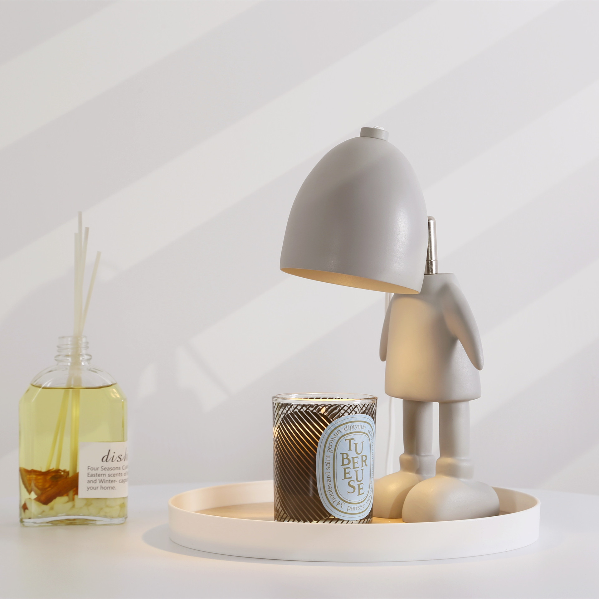 Velas perfumadas lámparas de cera derretidas lámparas de vela derretidas robots piezas de decoración de personalidad lámparas de perfume para el dormitorio luz de noche pequeña dimmable pic 17