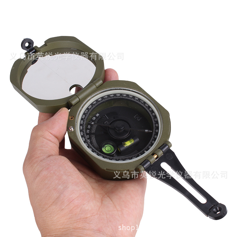 Metal geological compass, high-end outdoor compass M2 slope meter, multi-functional compass, military slope measurement pic 9