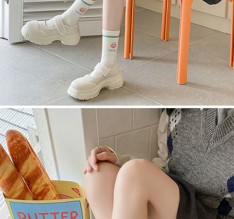 袜子女秋季款日系可爱小白兔中筒袜抗菌无骨袜ins潮春秋长棉袜详情8