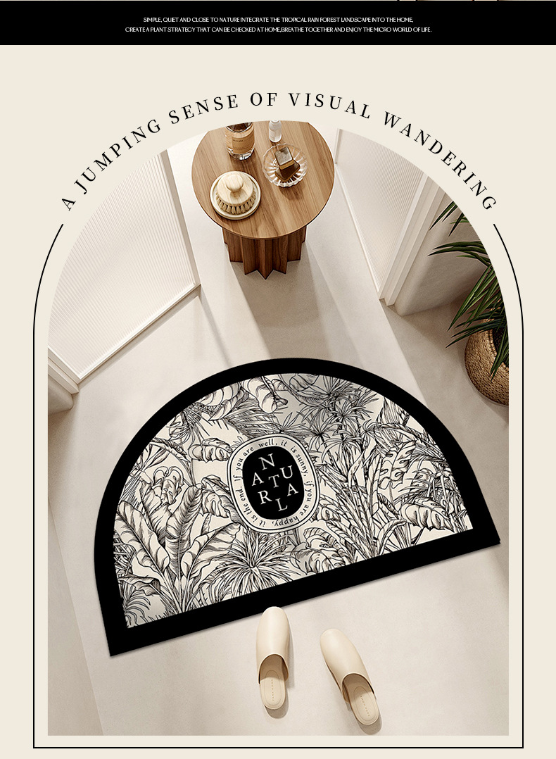 硅藻泥吸水地垫卫生间软垫进门门口浴室防滑厕所门垫厕所卫浴脚垫详情3