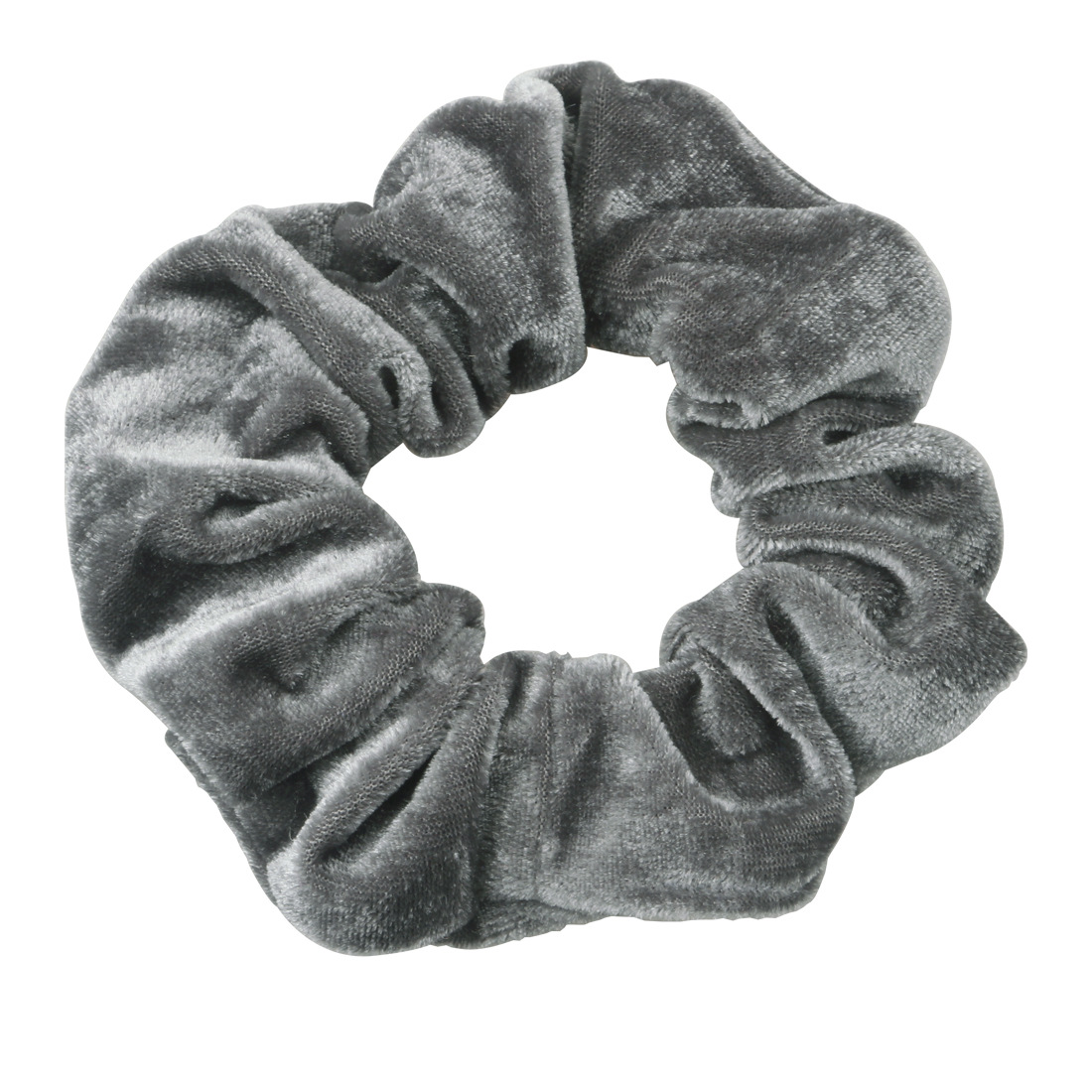 亚马逊 跨境 绒布大肠发圈 简约弹力纯色头花 多色现货布艺发饰饰详情8