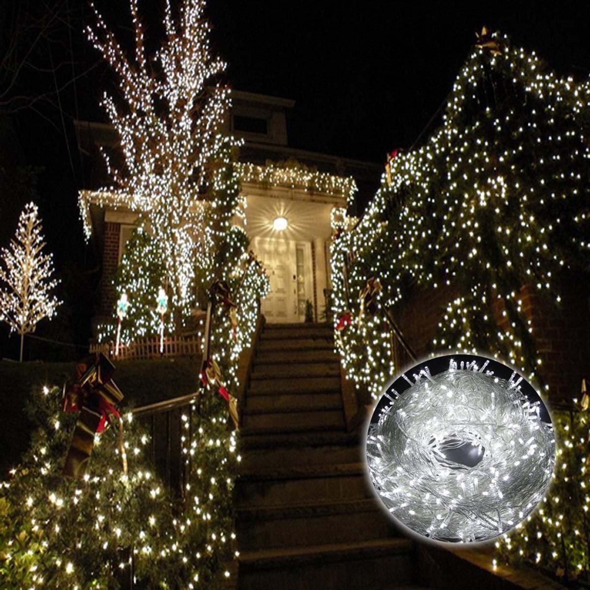 Factory in-stock LED light strings, outdoor waterproof exposed lights, wedding decorations, Christmas bar colored lights, cross-border hot sales pic 12