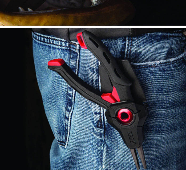 Rapala RCD series 6-inch magnetic spring lure fishing pliers with eagle beak pliers and sleeves fishing tools pic 7
