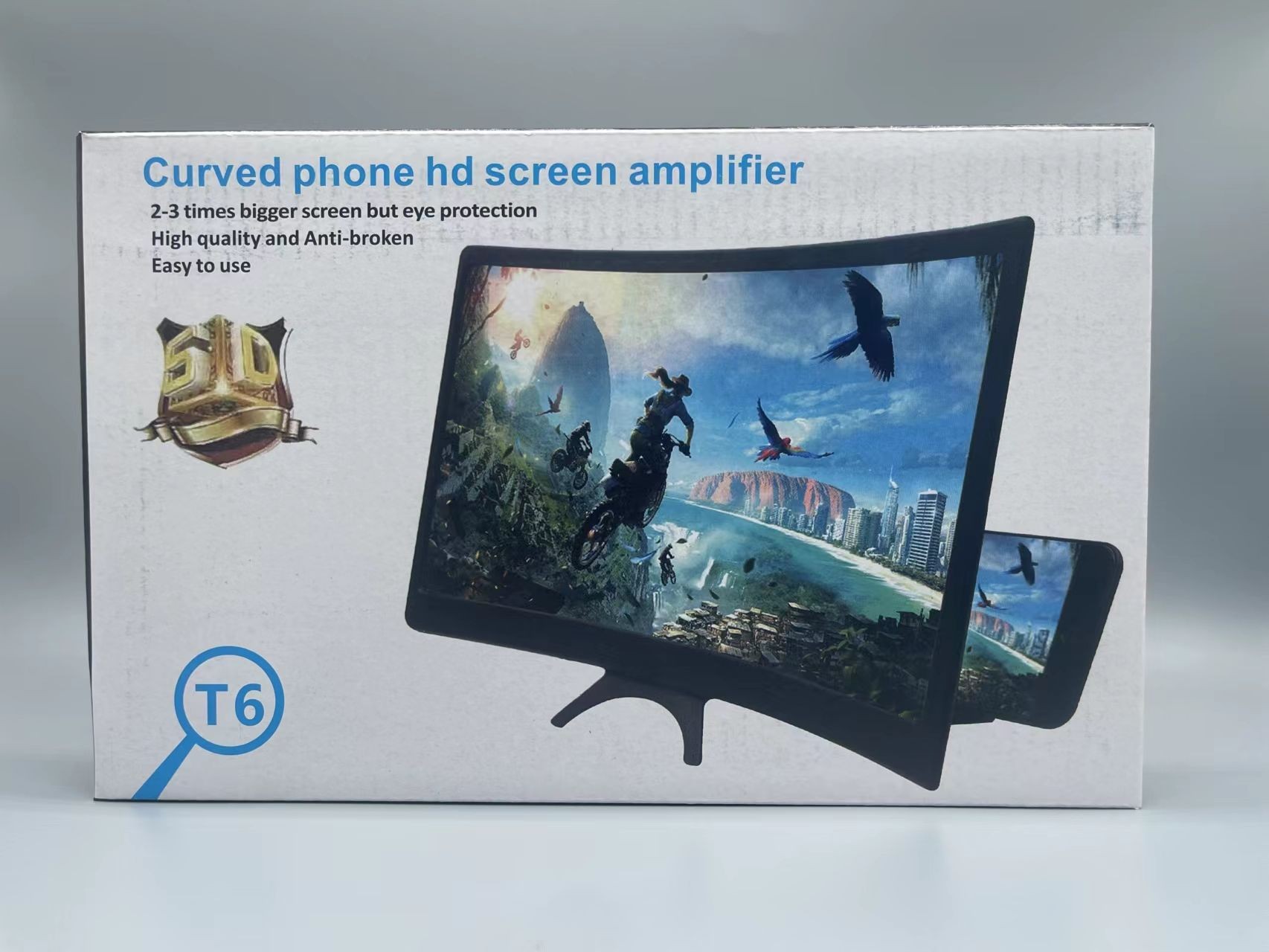 12寸手机蓝光屏幕专用放大器14寸曲面屏高清伸缩塑料支架跨境工厂详情4